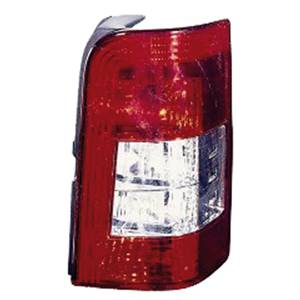 Feu arrière droit rouge incolore modèle avec hayon unique modèle 1/06>3/08 pour CITROEN BERLINGO de 2002 à 2008, Neuf