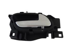 Poignée interne avant droit avec levier chromé montrer noire pour CITROEN BERLINGO de 2008 à 2012,