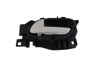 Poignée interne avant gauche avec levier chromé montrer noire pour CITROEN BERLINGO de 2008 à 2012,