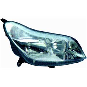 Phare optique h7+h1 droit pour CITROEN C5 de 2004 à 2008, Neuf