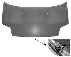 Capot moteur pour CITROEN C2 de 2008 à 2010, Neuf