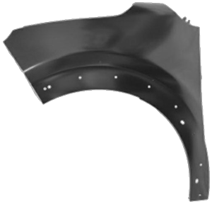 Aile avant gauche avec trou moulure pour CITROEN C3 de 2016 à 2020, Neuve