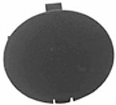 Bouchon cache crochet remorquage pare-chocs avant gris sombre carbone metal pour FIAT PUNTO EVO de 2009 à 2011, Neuf