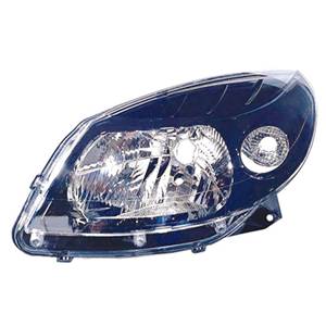 Phare optique h4 gauche avec corps noir pour DACIA SANDERO de 2008 à 2012, Neuf