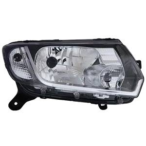 Phare optique h4 droit manuel pour DACIA LOGAN de 2013 à 2016, Neuf
