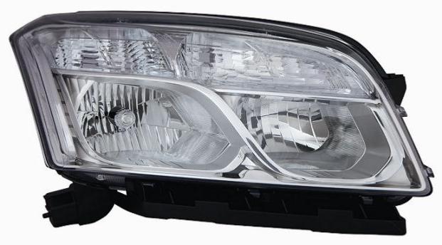 Phare optique h7-h1-w21-5w droit avec corps chromée pour CHEVROLET TRAX depuis 2013, Neuf