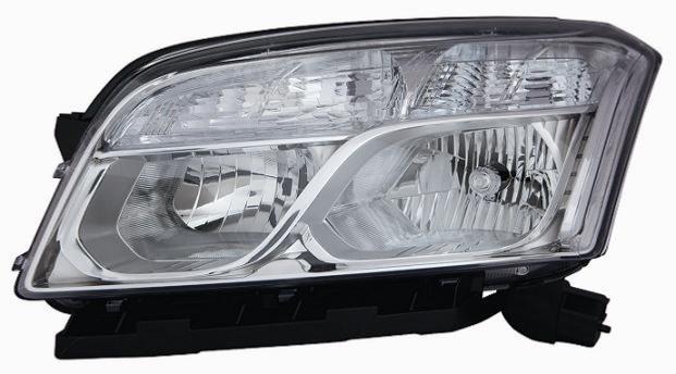 Phare optique h7-h1-w21-5w gauche avec corps chromée pour CHEVROLET TRAX depuis 2013, Neuf