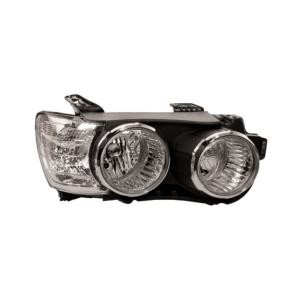 Phare optique h7+h1 avec profils chromées droit pour CHEVROLET AVEO depuis 2011, Neuf