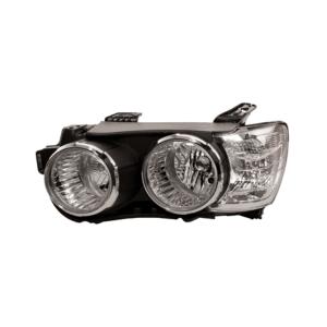 Phare optique h7+h1 avec profils chromées gauche pour CHEVROLET AVEO depuis 2011, Neuf
