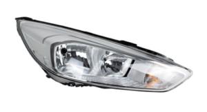 Phare optique h7+h1 droit avec corps chromée pour FORD FOCUS de 2015 à 2018, Neuf