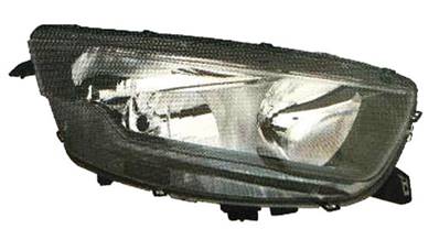 Phare optique h7+h1 droit avec corps noir pour IVECO DAILY depuis 2014, Neuf
