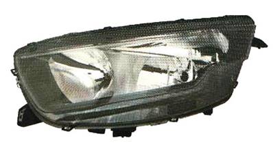 Phare optique h7+h1 gauche avec corps noir pour IVECO DAILY depuis 2014, Neuf