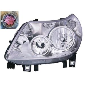 Phare optique h7+h15+py21 gauche modèle 1/11>6/14 modèle 8 épingle pour FIAT DUCATO de 2006 à 2014, Neuf