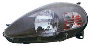 Phare optique h4 gauche avec corps noir modèle 10/05>5/08 (connecteurs jaune) pour FIAT GRANDE PUNTO 10/05>5/08 RY depuis 2008, Neuf