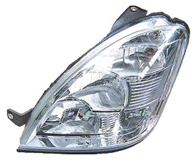 Phare optique h7+h1 gauche avec trou antibrouillard pour IVECO DAILY MY 2006 de 2006 à 2009, Neuf