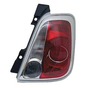 Feu arrière droit rouge et blanc modèle cabrio 9/09>6/15 pour FIAT 500 de 2007 à 2015, Neuf