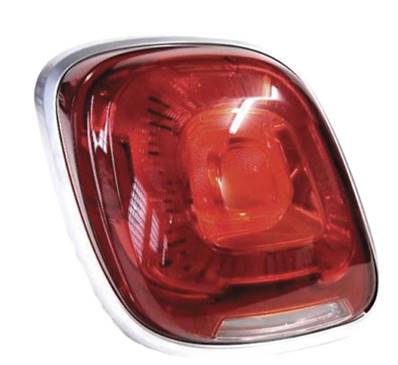 Feu arrière gauche avec profil satiné pour FIAT 500x depuis 2015, Neuf