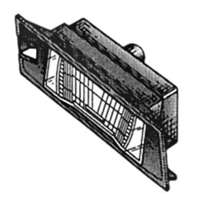 Feu arrière plaque pour FIAT PUNTO de 1999 à 2003, Neuf