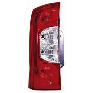 Feu arrière gauche rouge incolore modèle avec 2 porte battante pour CITROEN NEMO depuis 2008, Neuf
