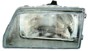 Phare optique gauche r2 asymmetrique avec corps gris pour FIAT CINQUECENTO de 1992 à 1998, Neuf