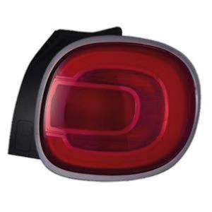 Feu arrière droit avec contour chromé pour FIAT 500L de 2012 à 2017, Neuf