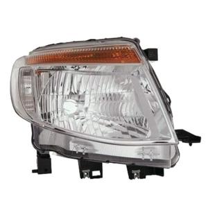 Phare optique h4 droit avec corps chromée pour FORD RANGER de 2012 à 2016, Neuf