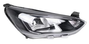 Phare optique h7+h1+py21w droit avec feu diurne à led avec corps noir pour FORD FOCUS de 2018 à 2021, Neuf