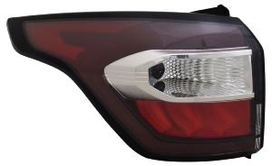 Feu arrière gauche extérieur-avec porte lampe-led-noire pour FORD KUGA de 2016 à 2019, Neuf