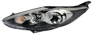 Phare optique h7+h1 gauche corps noir pour FORD FIESTA de 2008 à 2012, Neuf