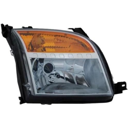 Phare optique h4 gauche avec indicateur direction orange pour FORD FUSION de 2006 à 2012, Neuf