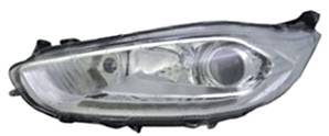 Phare optique h7+h1 gauche avec corps chromée avec feu diurne à led pour FORD FIESTA RY de 2013 à 2017, Neuf