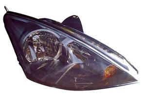 Phare optique h7+h1 droit électrique avec corps noir pour FORD FOCUS de 2001 à 2004, Neuf