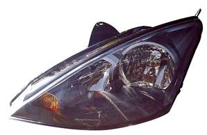 Phare optique h7+h1 gauche électrique avec corps noir pour FORD FOCUS de 2001 à 2004, Neuf