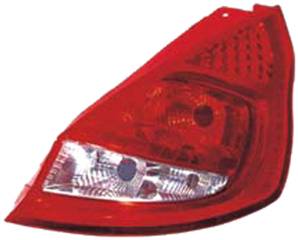 Feu arrière droit rouge et blanc modèle 3/5 porte pour FORD FIESTA de 2008 à 2012, Neuf