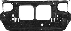 Masque face avant frontal modèle 12/00>9/03 pour FIAT PANDA de 1980 à 2003,