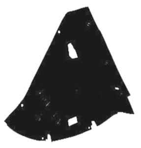 Pare boue avant droit partie avant pour IVECO DAILY CITY de 2000 à 2006, Neuf