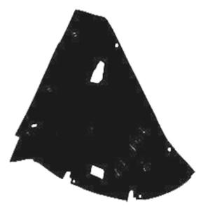 Pare boue avant gauche partie avant pour IVECO DAILY CITY de 2000 à 2006, Neuf