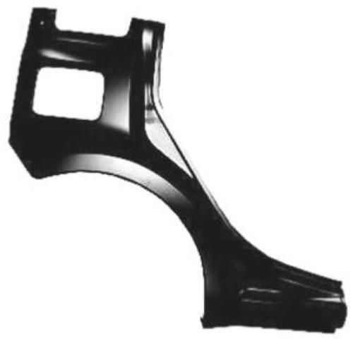 Aile arrière droite avec sous porte pour FIAT PANDA CLASSIC de 2003 à 2008, Neuve