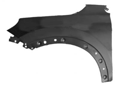 Aile avant gauche avec trou aile pour FIAT 500x depuis 2015, Neuve