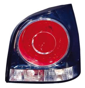 Feu arrière droit avec corps noir pour VOLKSWAGEN POLO de 2005 à 2009, Neuf