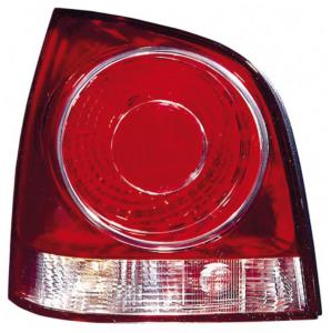 Feu arrière gauche avec corps rouge pour VOLKSWAGEN POLO de 2005 à 2009, Neuf