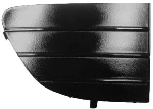 Grille droite pare-chocs avant peint noir lucide pour FIAT PUNTO EVO de 2009 à 2011, Neuve