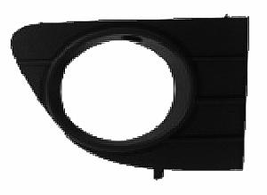 Grille avec trou antibrouillard droite pare-chocs avant gris clair metal noir tous les modèle non abarth pour FIAT PUNTO EVO de 2009 à 2011, Neuve