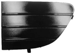 Grille gauche pare-chocs avant peint noir lucide pour FIAT PUNTO EVO de 2009 à 2011, Neuve