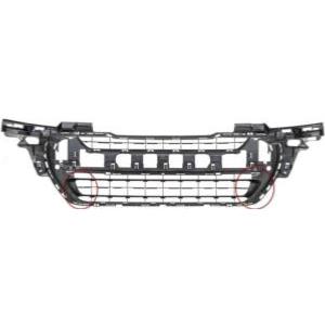 Grille central pare-chocs avant modèle ouvert pour PEUGEOT 308 RY de 2011 à 2013, Neuve