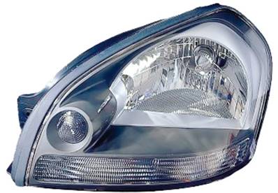 Phare optique h4+h1 gauche pour HYUNDAI TUCSON de 2004 à 2010, Neuf