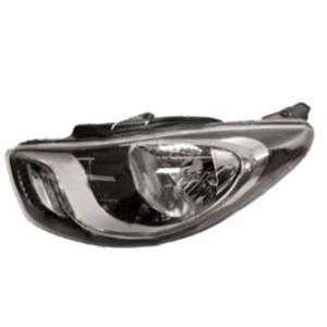 Phare optique h4 gauche avec corps noir pour HYUNDAI i10 de 2010 à 2012, Neuf