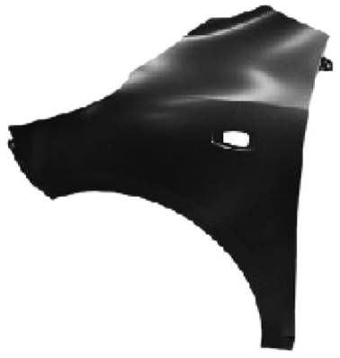 Aile avant gauche avec trou pour HYUNDAI i10 de 2008 à 2010, Neuve