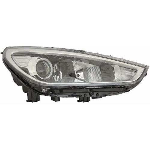 Phare optique h7+h7+py21 droit avec corps chromée modèle 4/15>9/16 pour HYUNDAI i30 de 2012 à 2016, Neuf