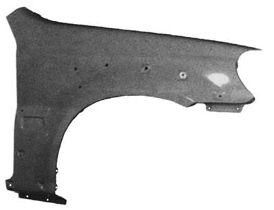 Aile avant droite avec trou avec trou fixation profil roue pour HYUNDAI TERRACAN de 2001 à 2006, Neuve